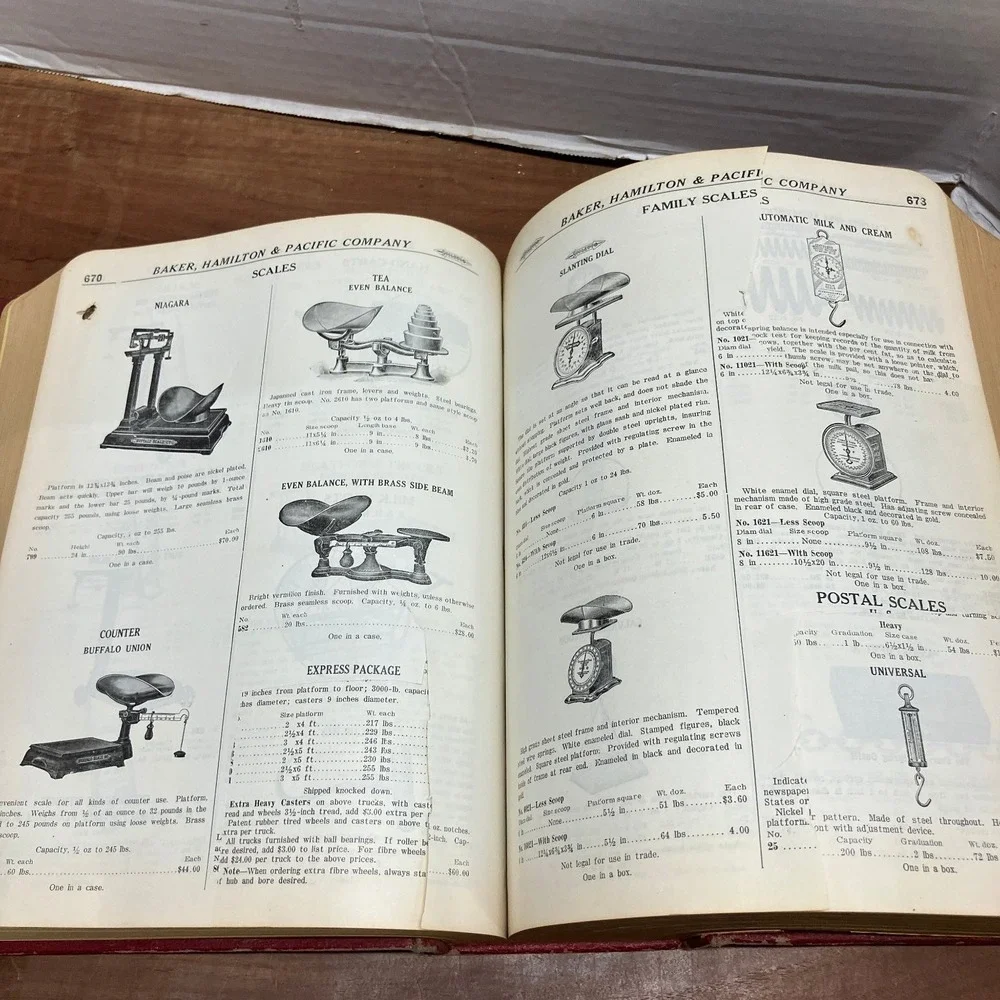 Baker Hamilton & Pacific Co Catalog No 8 Hardware Tools Cutlery Vintage Stiletto